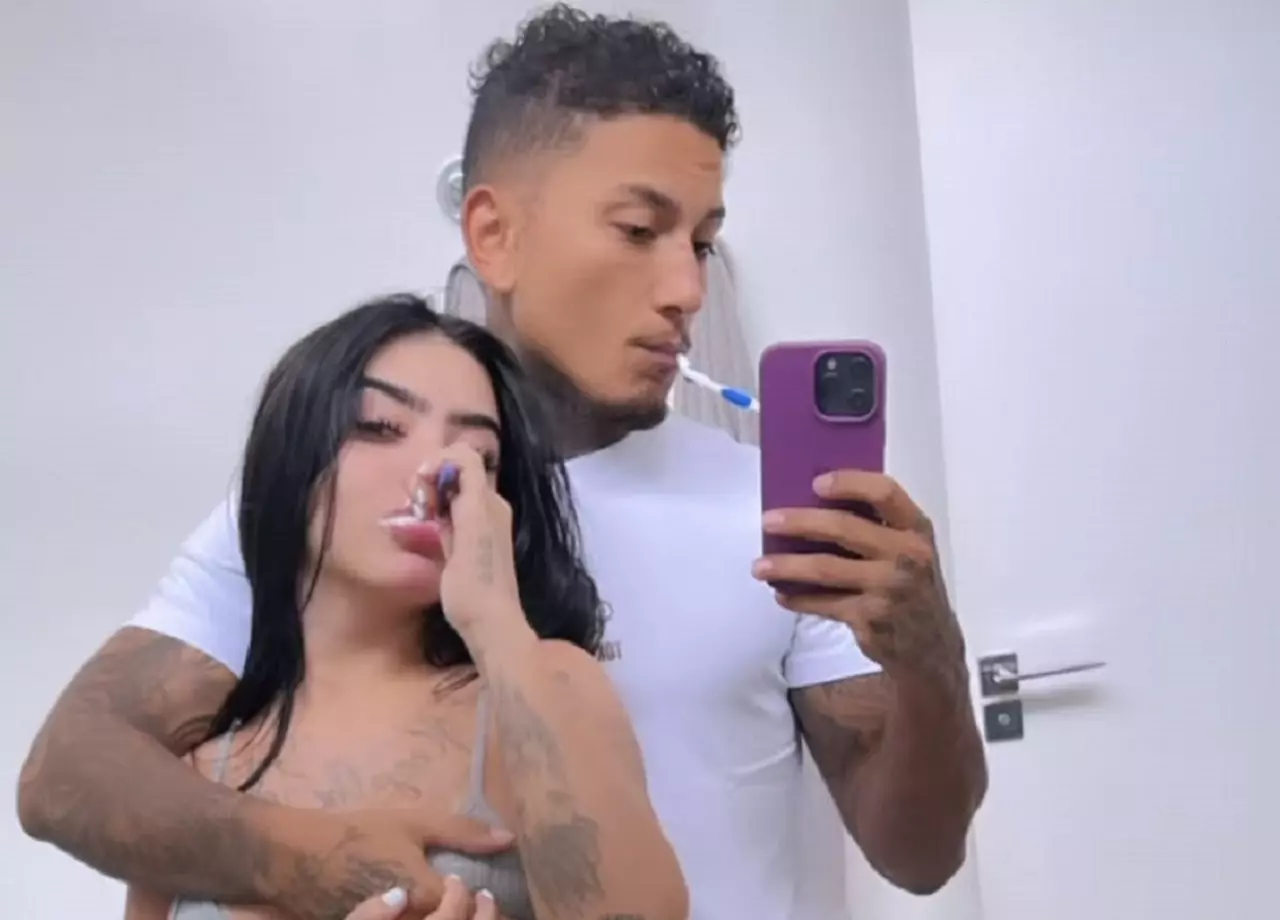 Voltaram? MC Mirella e Dynho Alves aparecem juntos nas redes sociais