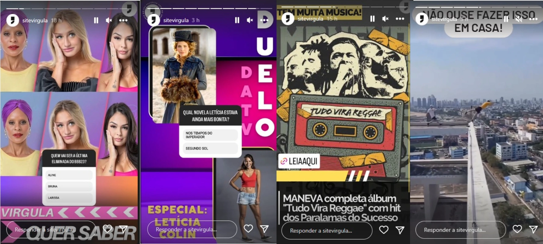 Virgula dá cara nova à página e deixa Insta mais interativo com seguidores