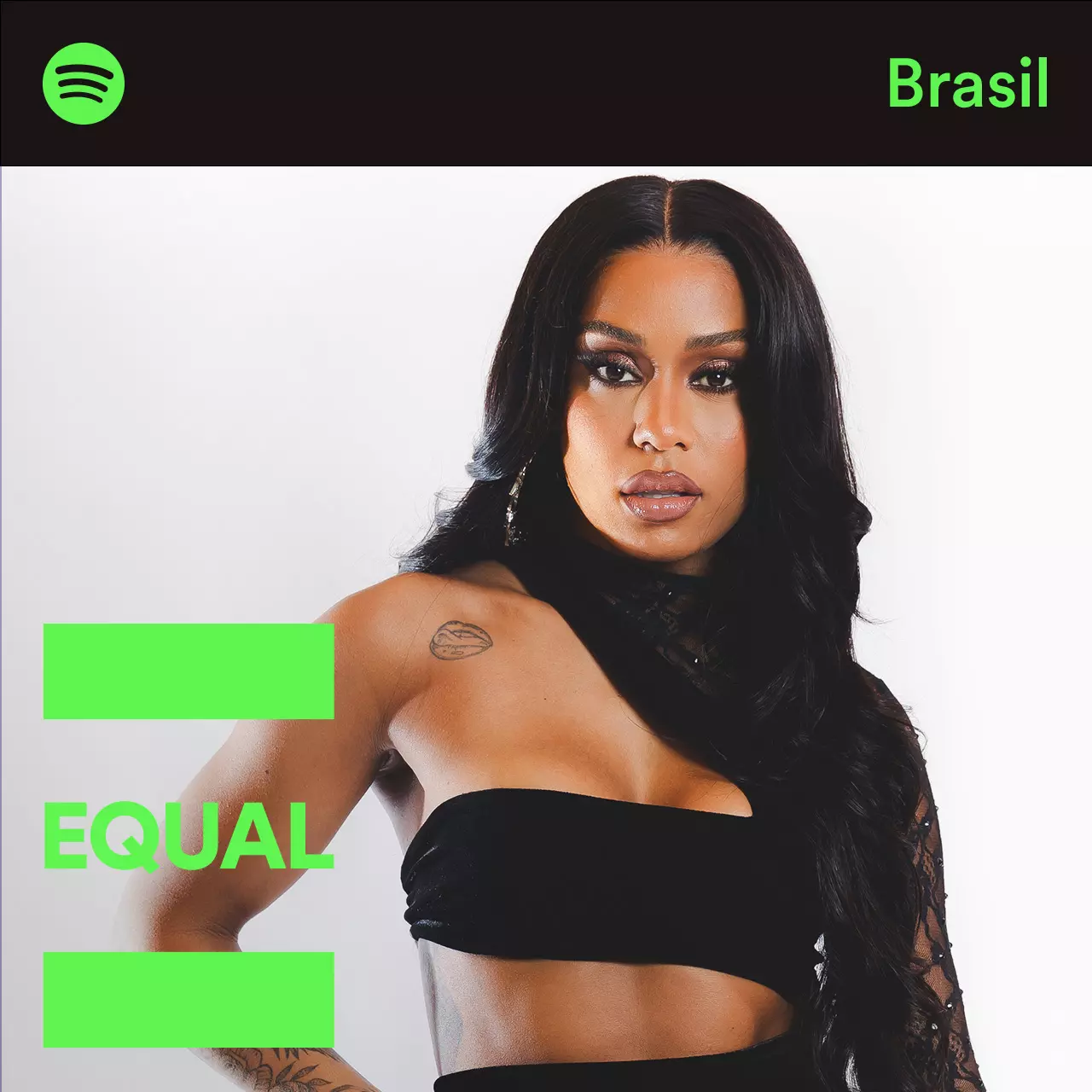 Rebecca é a embaixadora de maio do projeto EQUAL do Spotify