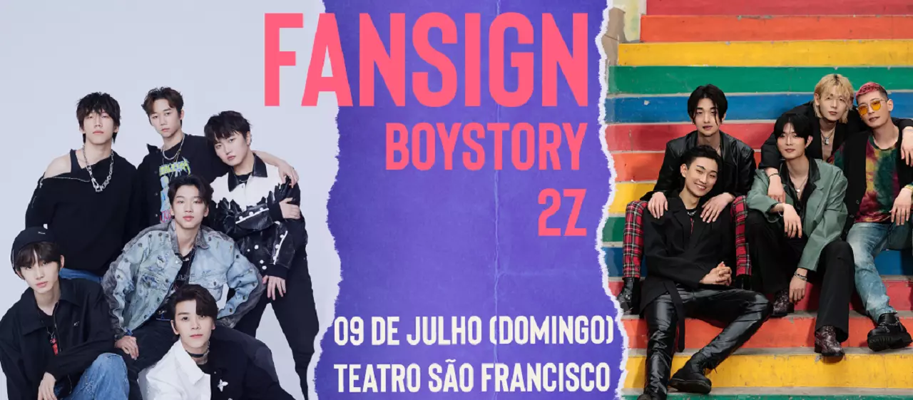 BOY STORY e 2Z farão sessão de autógrafos em São Paulo em julho