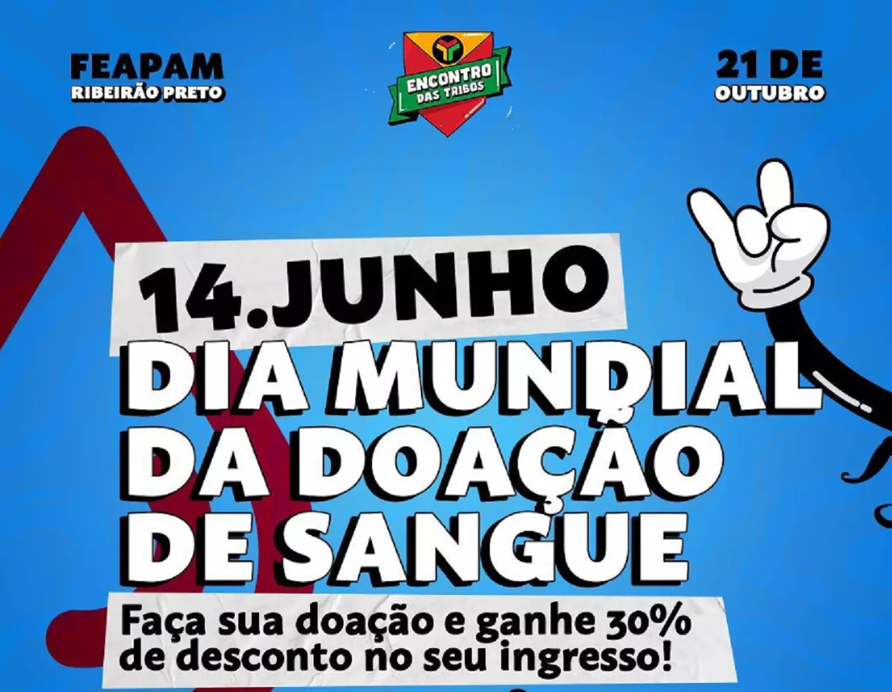 Festival Encontro das Tribos dá desconto no ingresso para quem doar sangue
