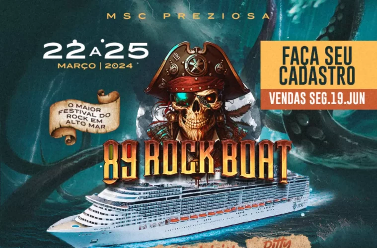 89 Rock Boat: agora é a vez do rock em alto-mar - Blog Quero Navegar