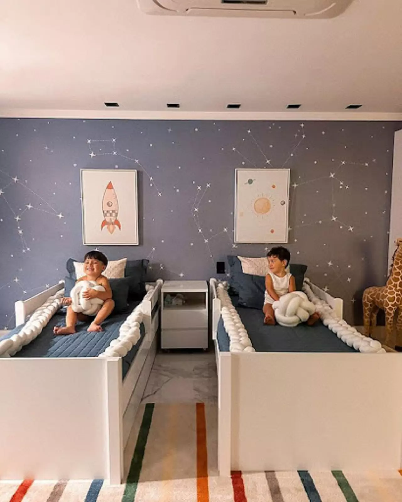 Gabi Brandt compartilha detalhes da decoração do quarto dos filhos