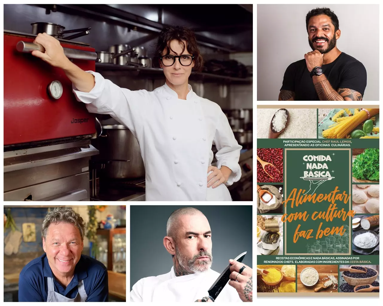"Comida Nada Básica": Livro reúne grandes nomes da gastronomia brasileira