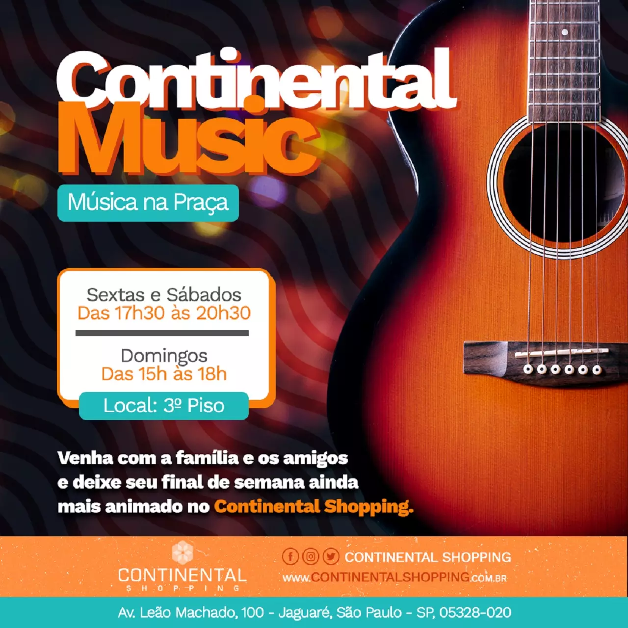Mês do rock no Continental Shopping tem homenagem aos nomes cena musical