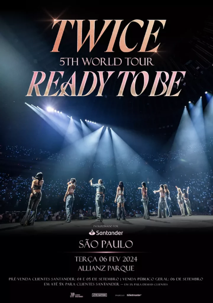 Twice vem ao Brasil pela primeira vez para apresentação única