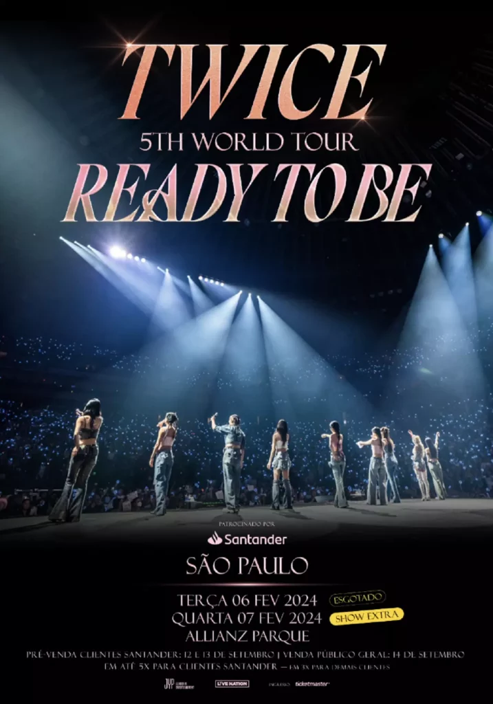 Após Esgotar show no Brasil, Twice anuncia data extra no país 