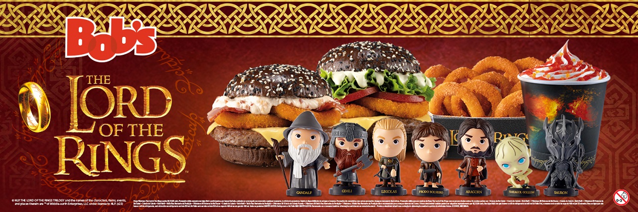 Bob's lança coleção exclusiva de miniaturas do filme "The Lord of the Rings"