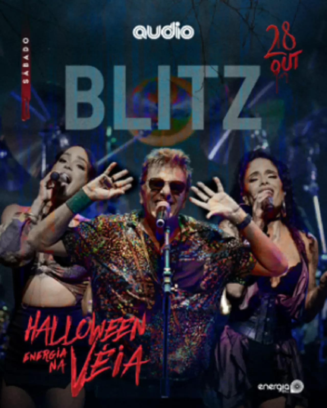 Audio recebe "Halloween da Véia" com Banda Blitz