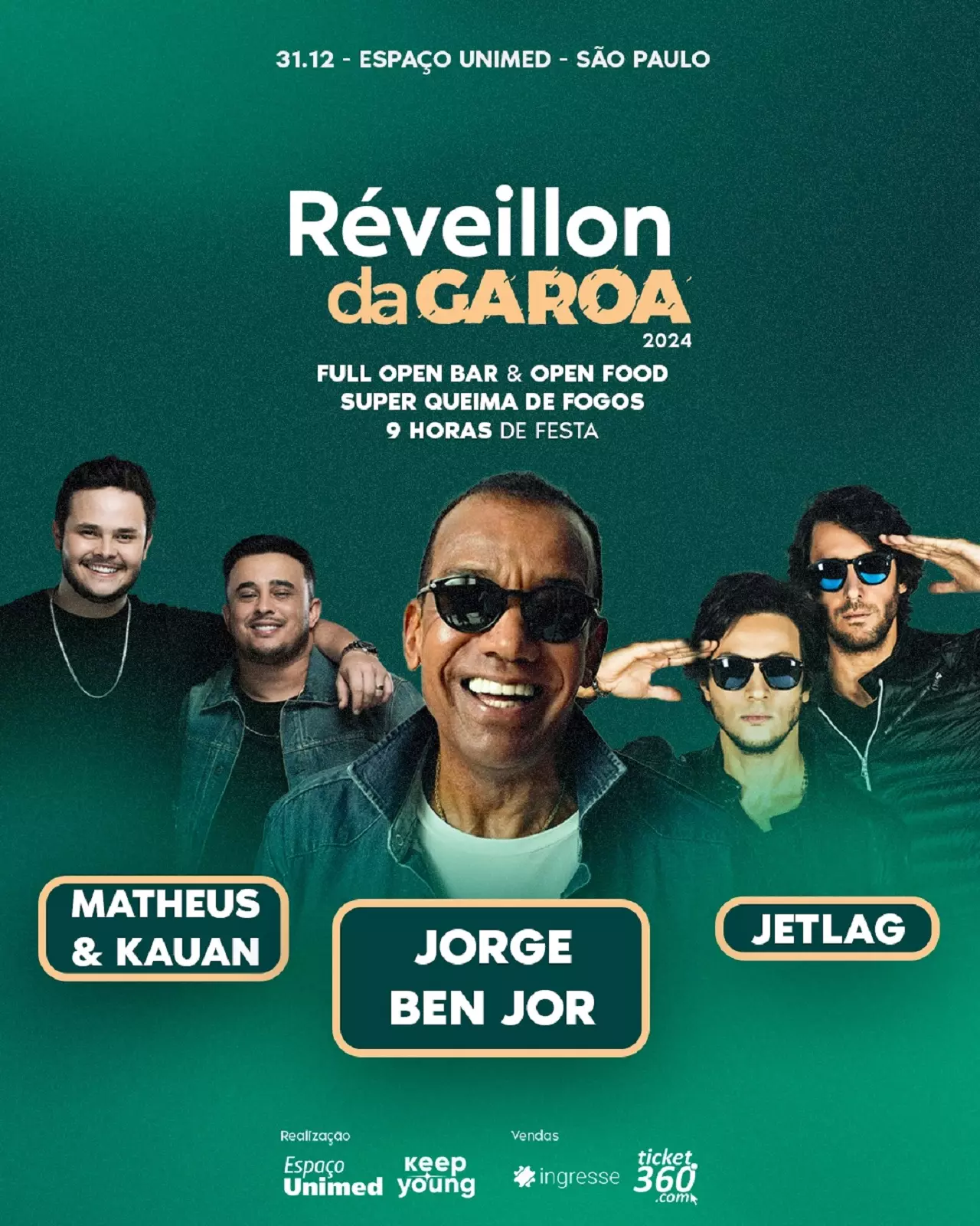 Fim de semana na cidade de SP tem festival de música com Jorge Ben