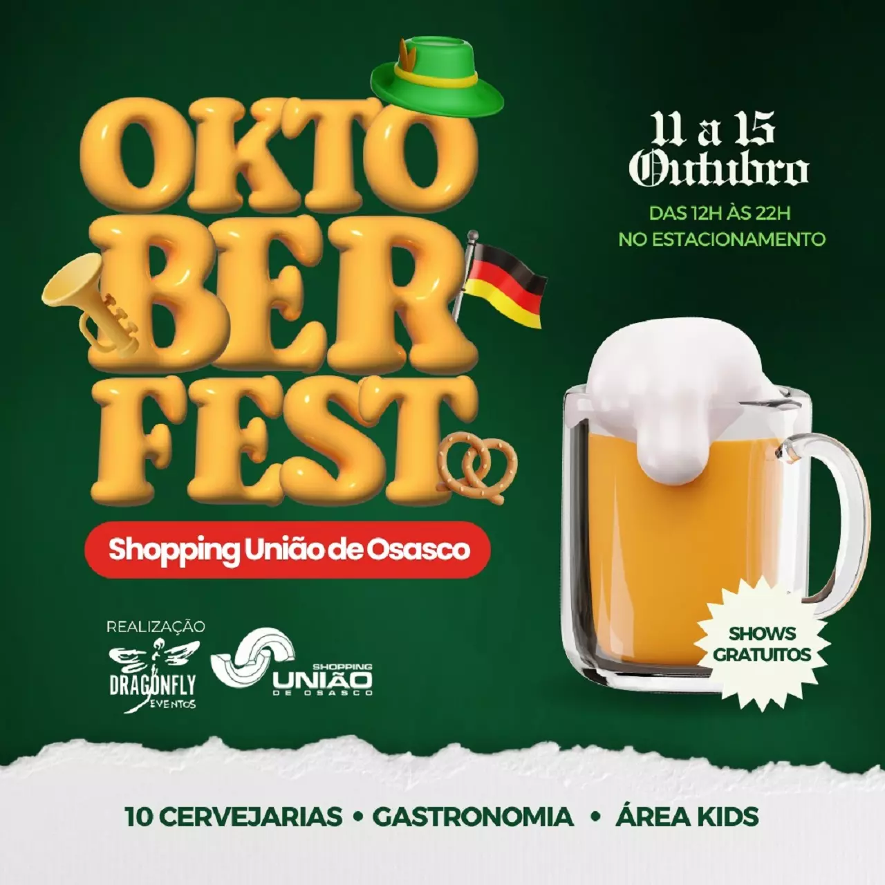 Shopping União de Osasco sedia evento inspirado na Oktoberfest