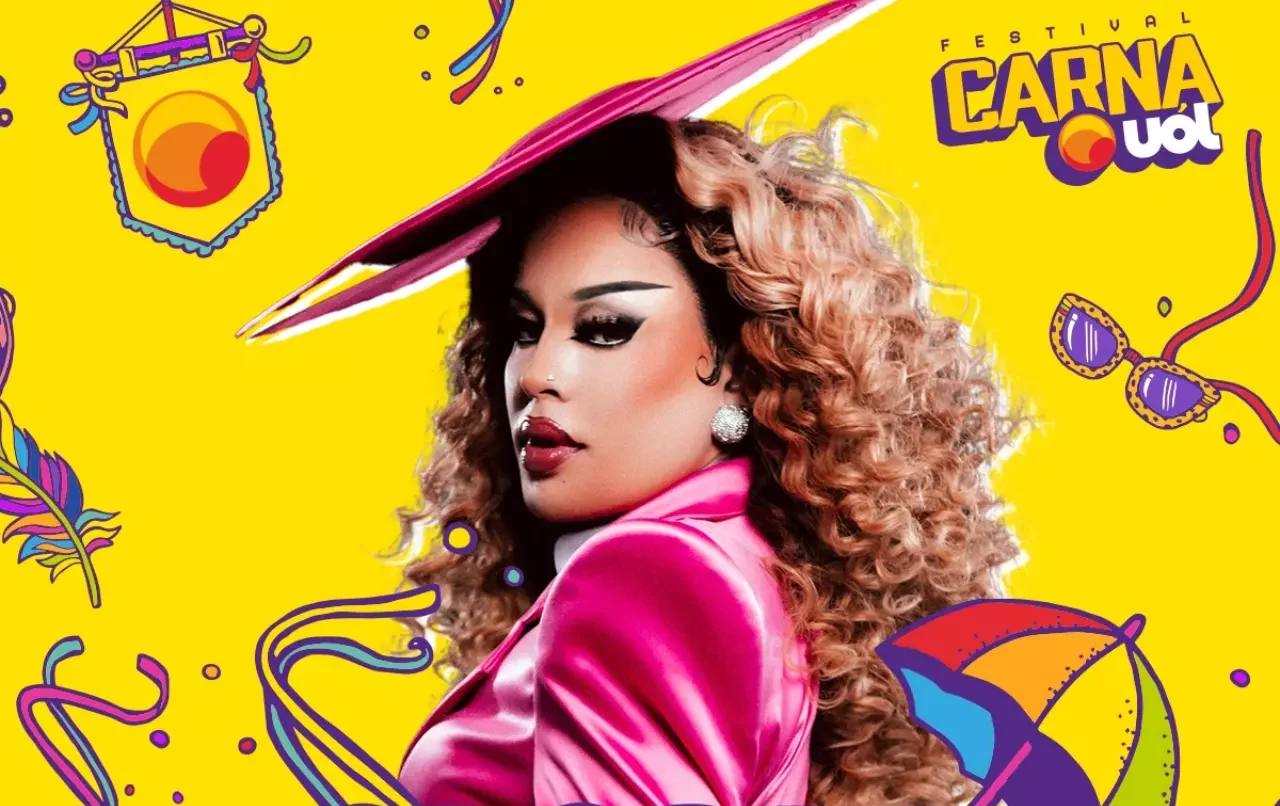 Gloria Groove promete levantar o público no CarnaUOL, em janeiro