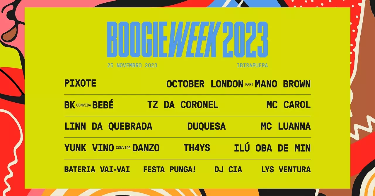 Festival Boogie Week anuncia Mano Brown, MC Carol e mais atrações