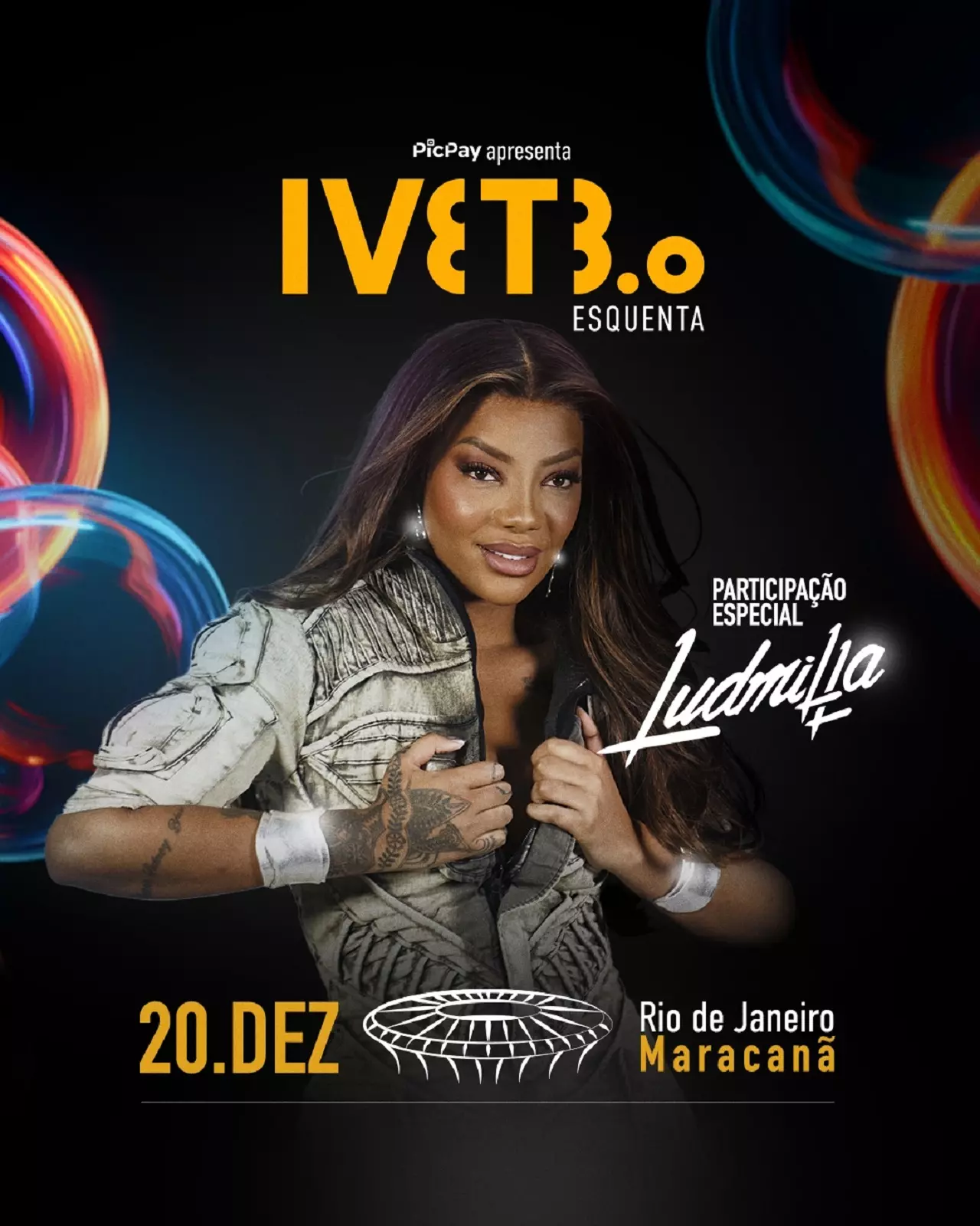 Ivete Sangalo confirma participação de Ludmilla em show no Maracanã