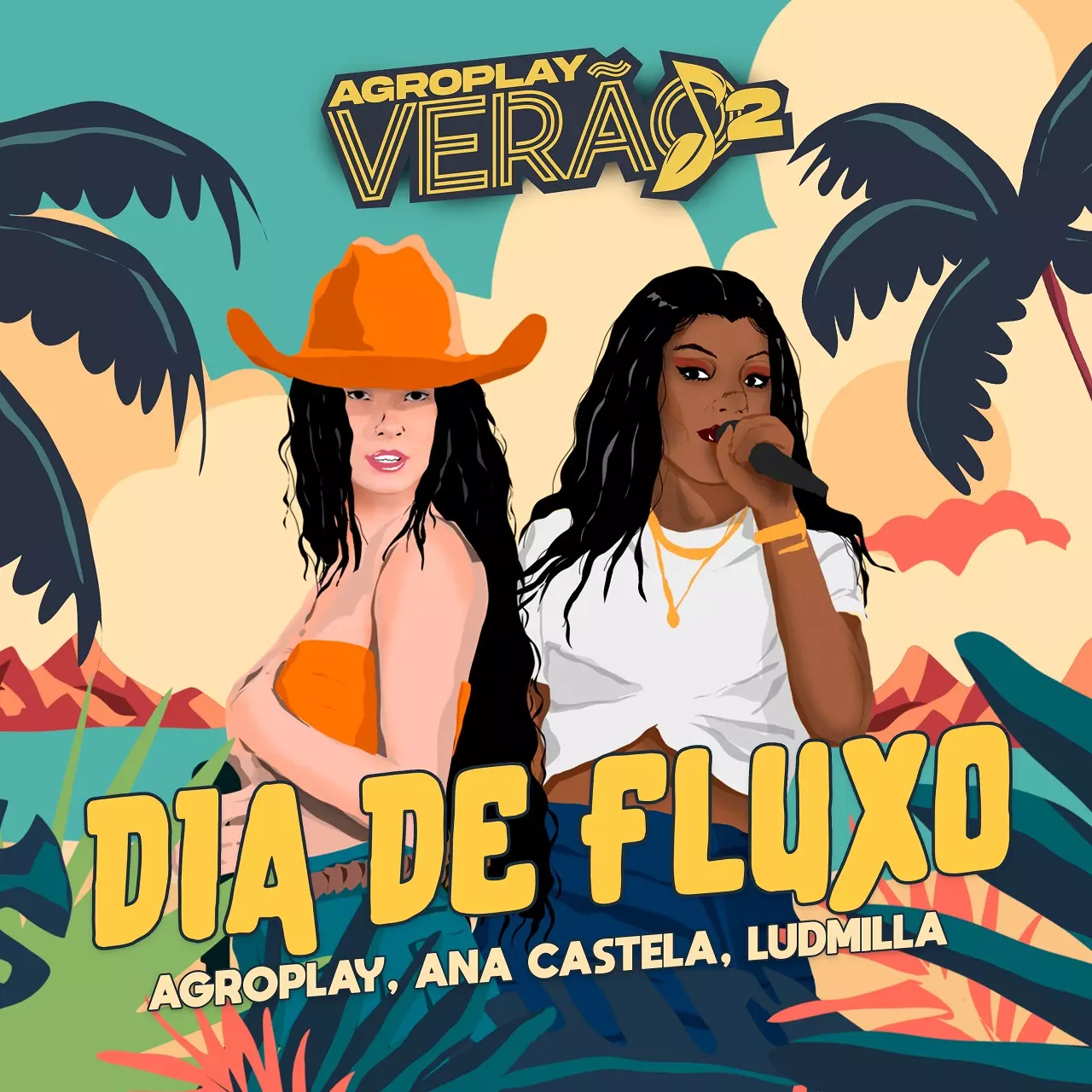 Ana Castela e Ludmilla unem talentos em lançamento de "Dia De Fluxo"