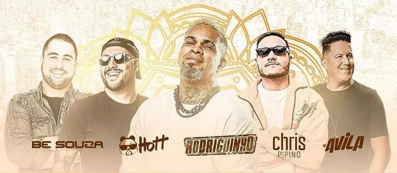 Réveillon no Rooftop 2024 conta com Rodriguinho, Hott, Chris Pipino e Be Souza