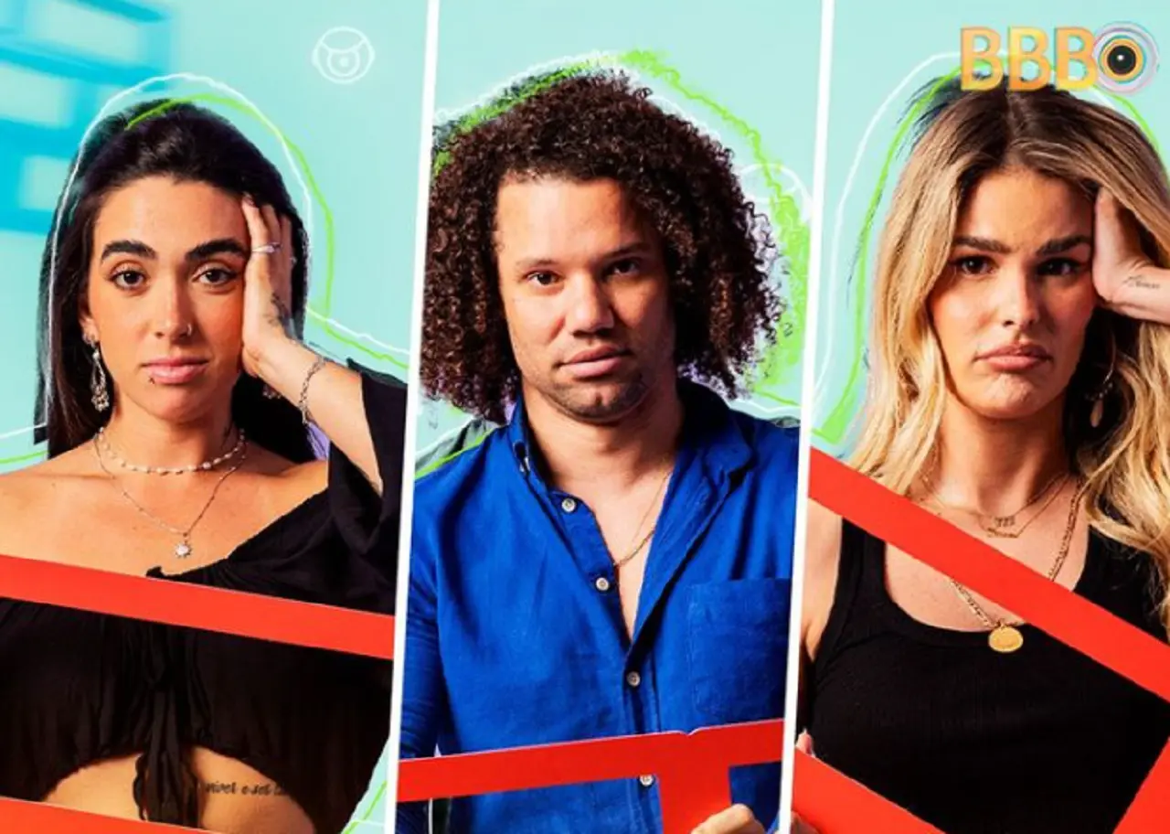 BBB 24: Giovanna, Maycon e Yasmin Brunet formam o primeiro Paredão