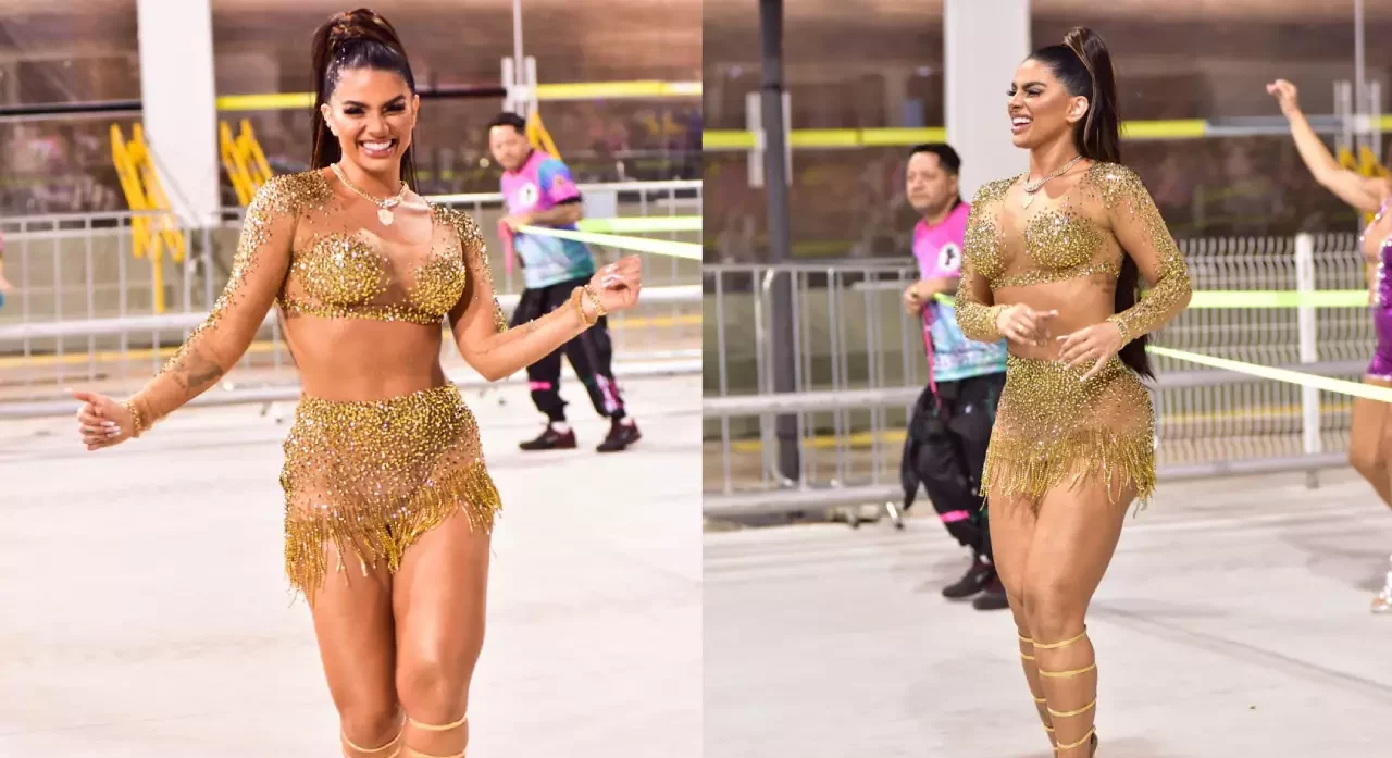 Musa da Barroca Zona Sul, Raíssa Souza usa look de R$ 50 mil para estreia