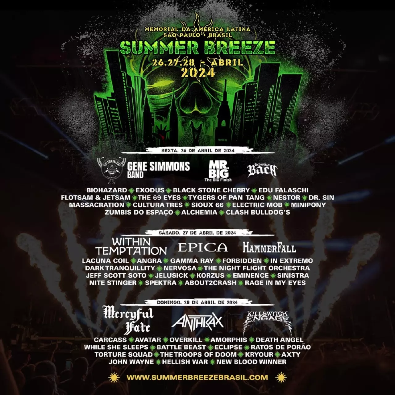 Summer Breeze Open Air Brasil confirma banda solo de Gene Simmons