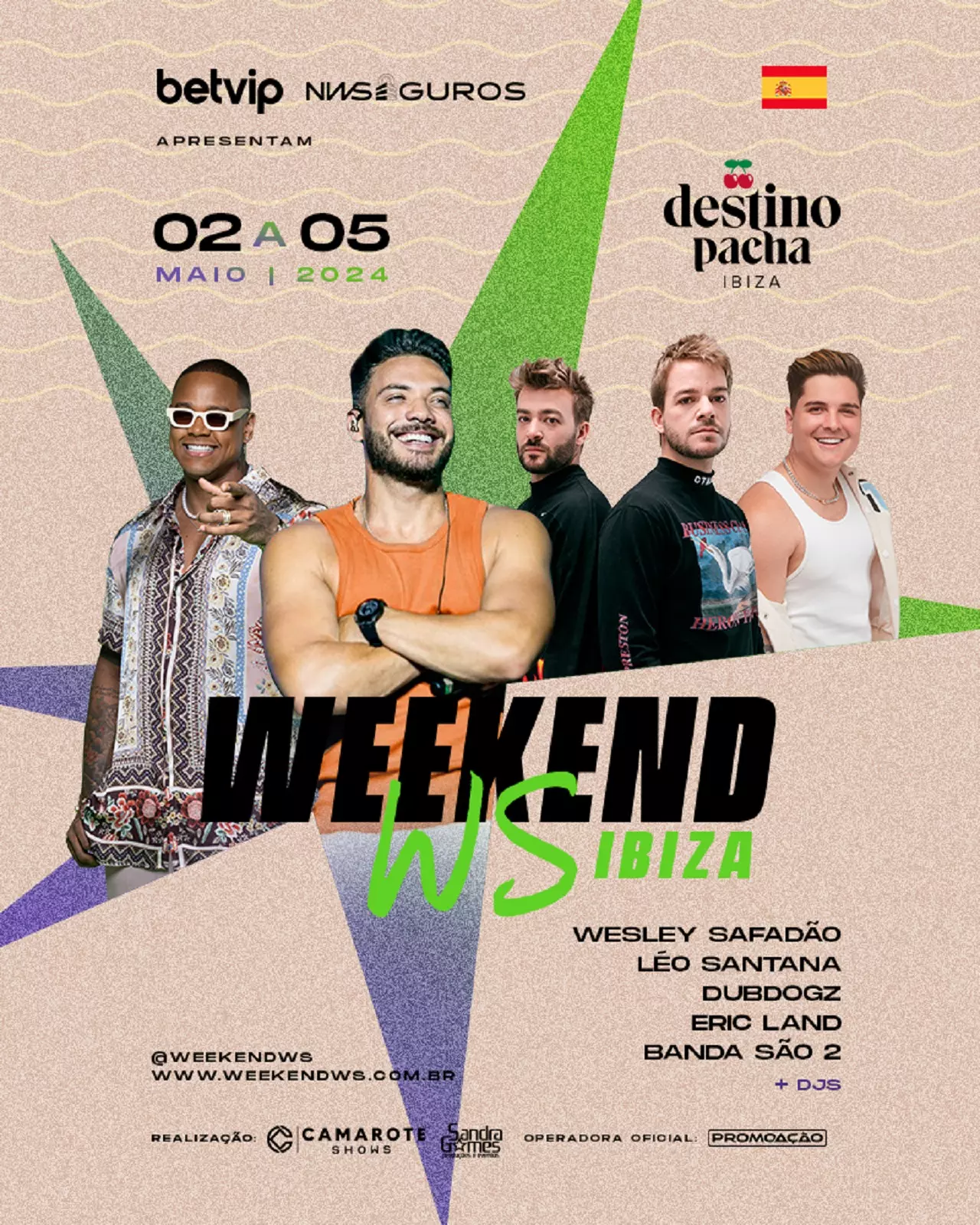 Wesley Safadão esgota primeiro destino de Weekend WS e anuncia convidados especiais