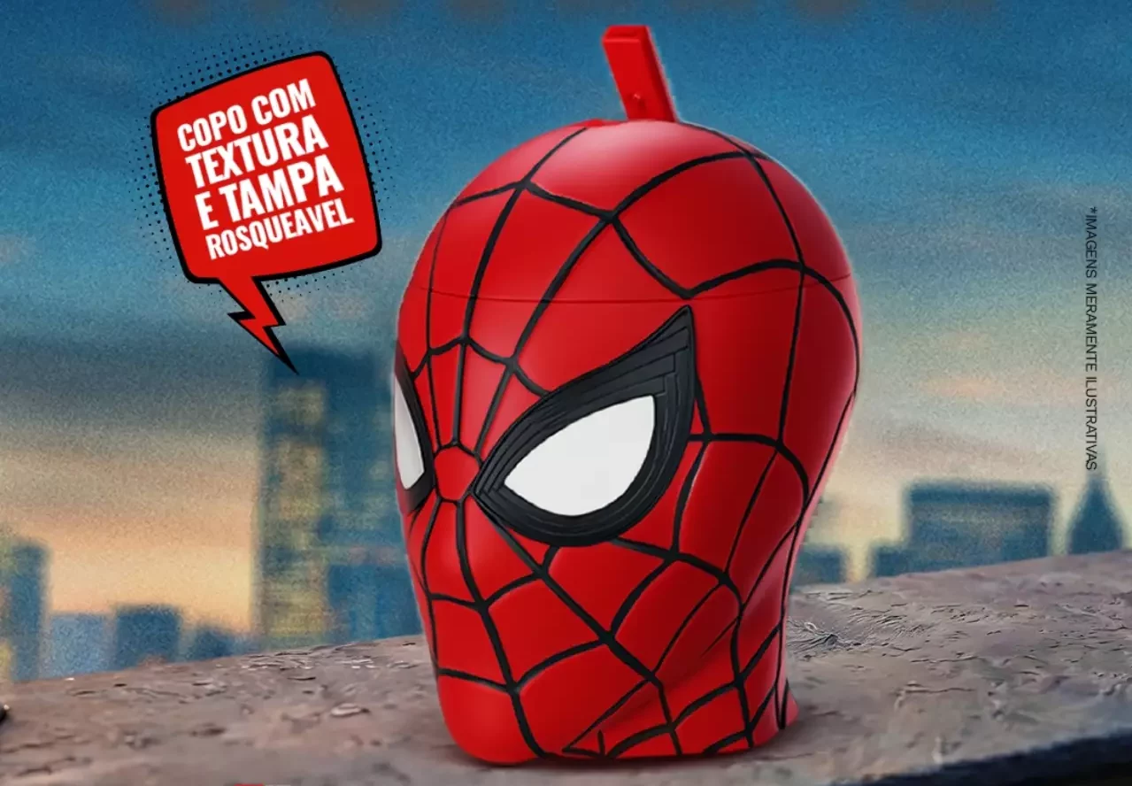 Cinemark abre a pré-venda do combo colecionável de "Homem-Aranha: Um Novo Dia"